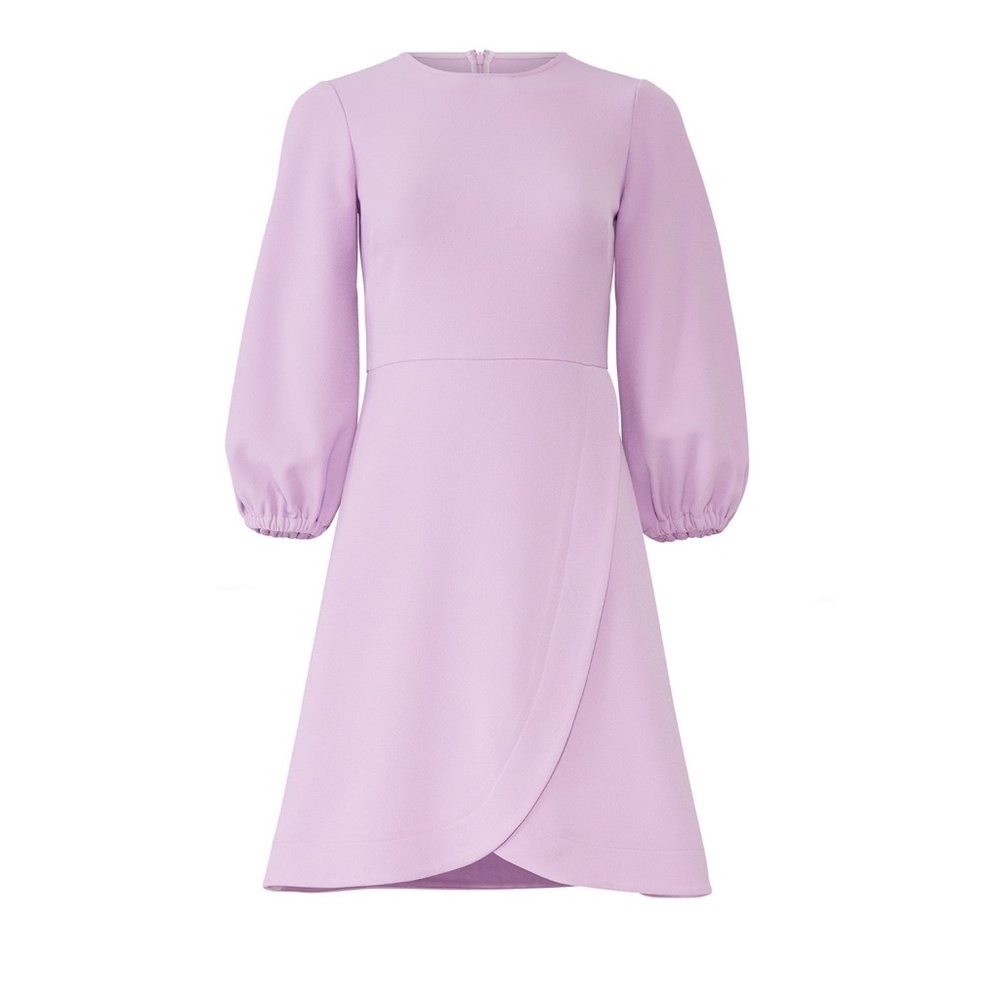 NWT Shoshanna Lavender Puff Sleeve Dress, 8